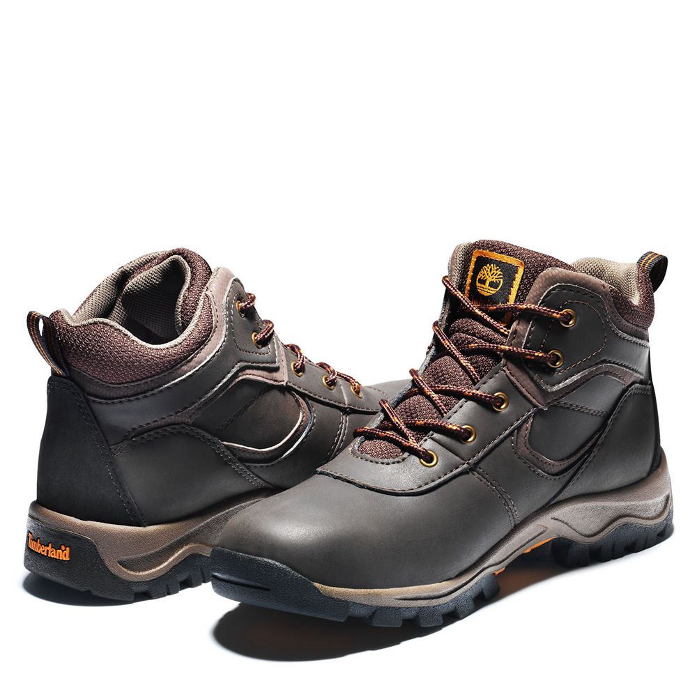Botas de Caminhada Crianças - Timberland Junior Mt. Maddsen Impermeavel - GIWCT5671 - Marrom Escuro